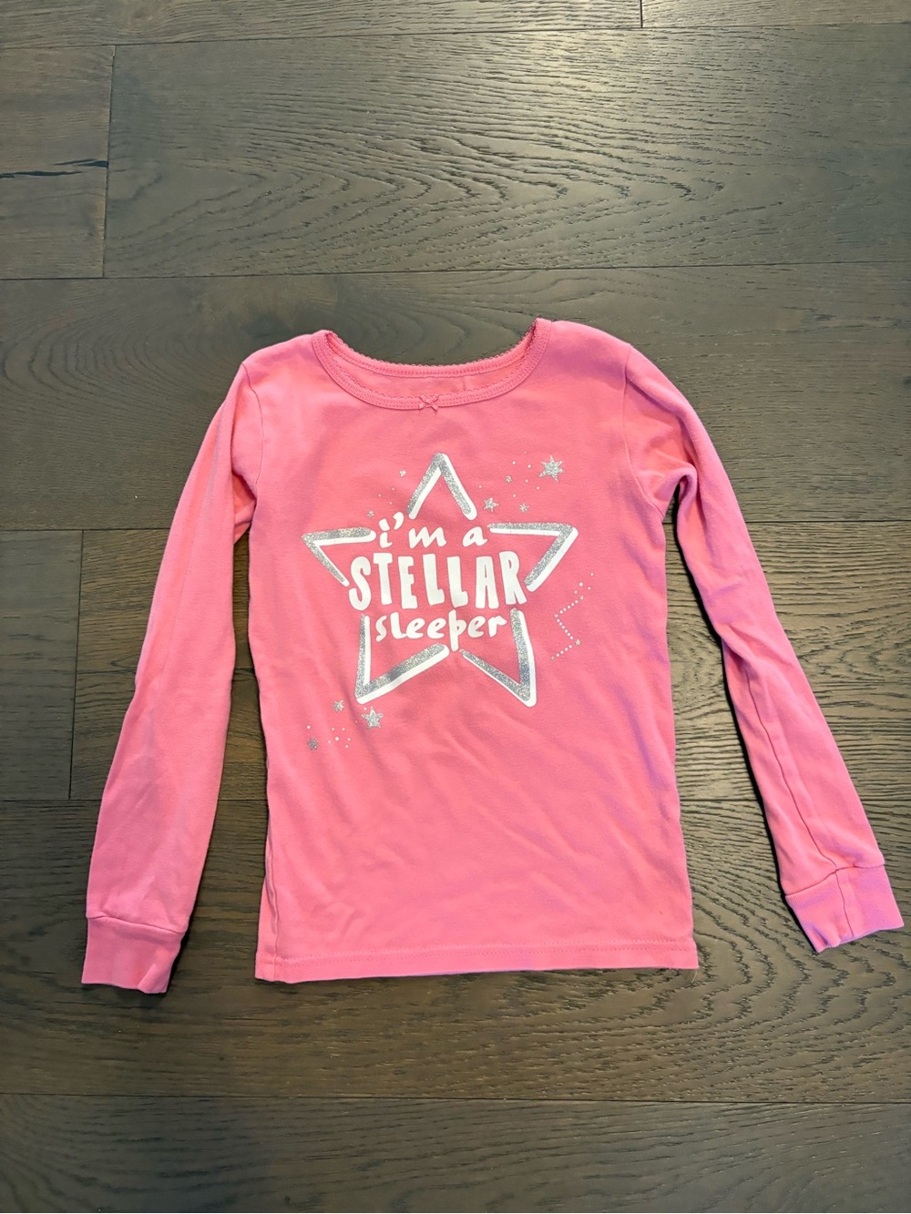 Carters girls cotton pj top sz 7 new with tags